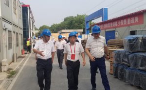 泰州人大代表蒞臨我司視察新項目建設情況