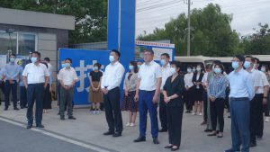 泰州市委書(shū)記朱立凡、泰州市長(cháng)萬(wàn)聞華分別率隊 蒞臨我司視察